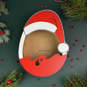 Pudełko Jajko Czapka Mikołaja