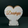 Kieliszek serce Dziękuję