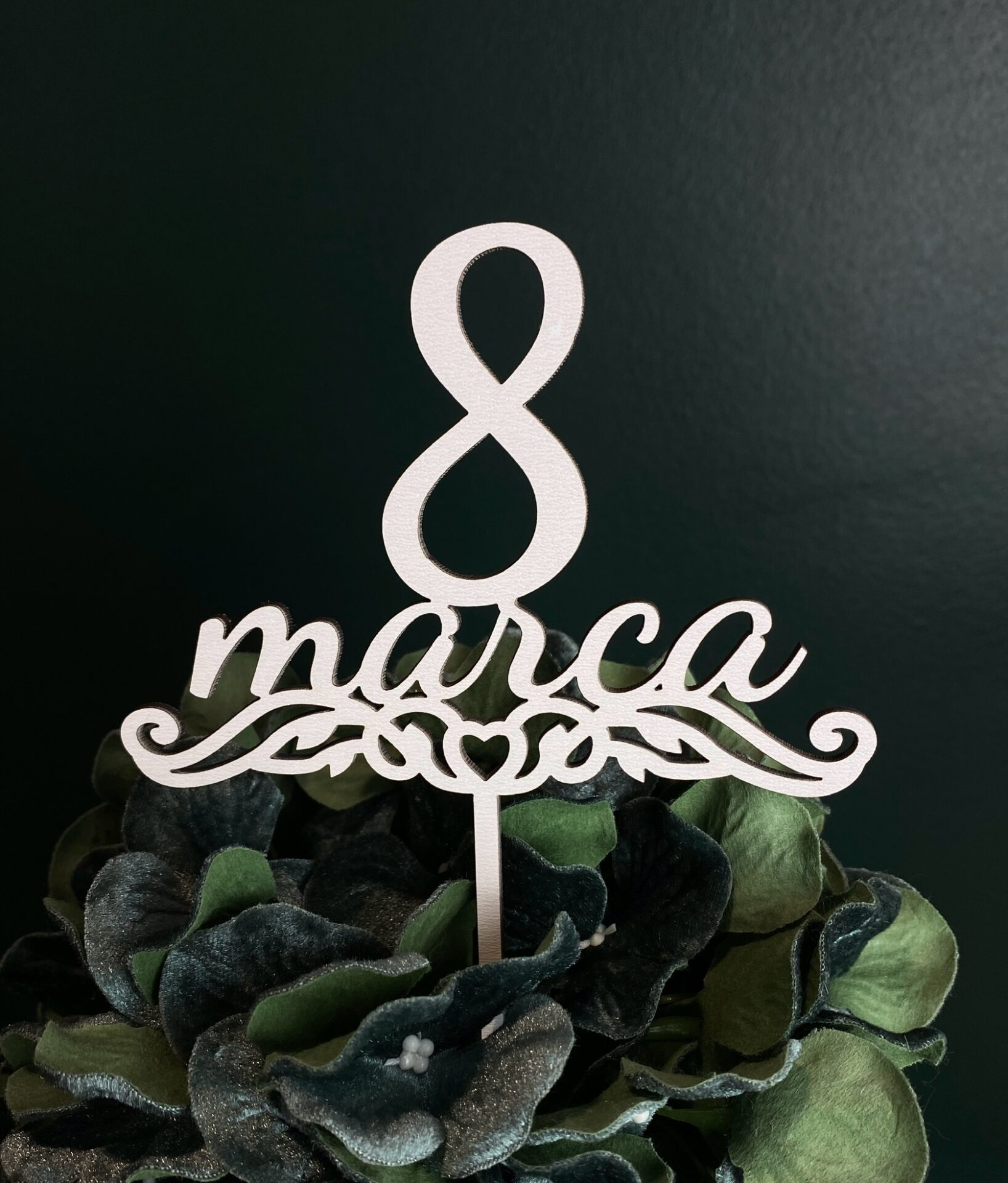 Topper 8 Marca na patyku