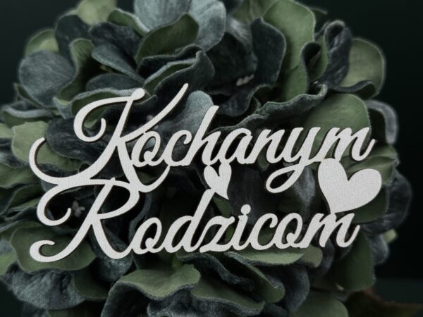 Topper Kochanym Rodzicom