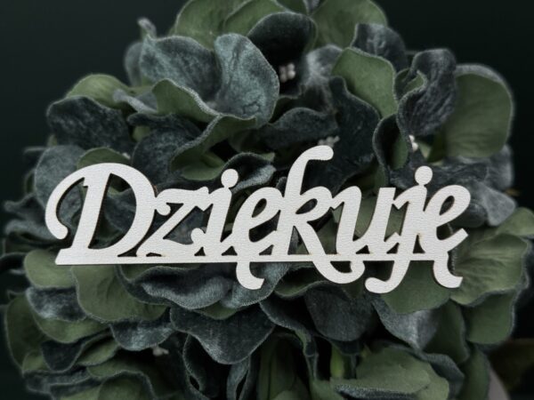 Topper Dziękuję
