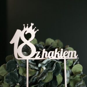 Topper "18 z hakiem"