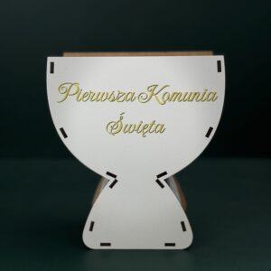 Kieliszek I Komunia Święta - Złoty